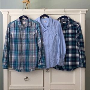 3 Boys Large long sleeve Cat & Jack Shirts